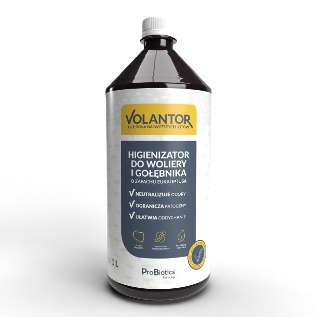 Volantor - Higienizator do woliery i gołębnika - 1L Volantor - Higienizator do woliery i gołębnika - 1L